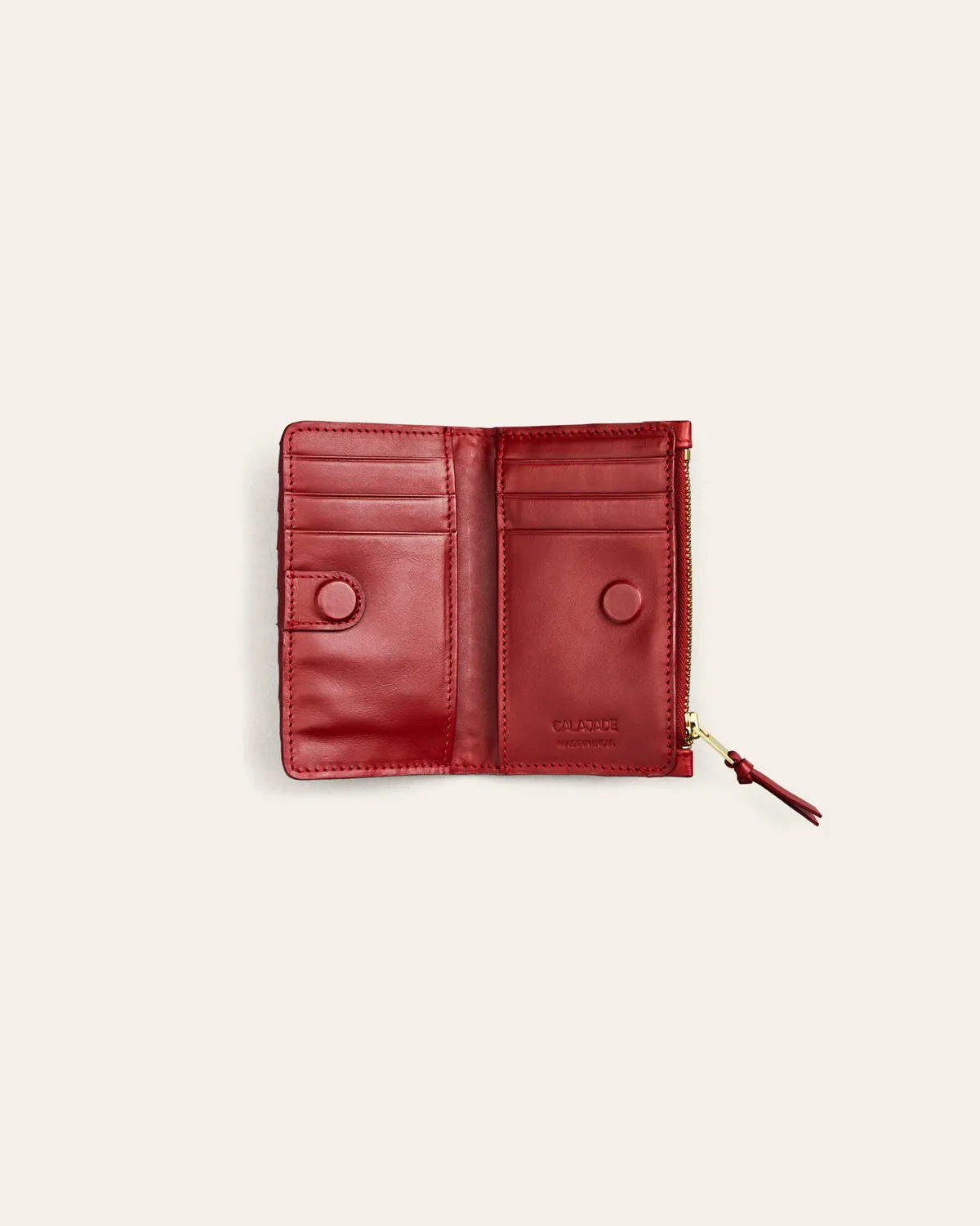 Cala Jade Caia lommebok Falu Red Dama kuskinn