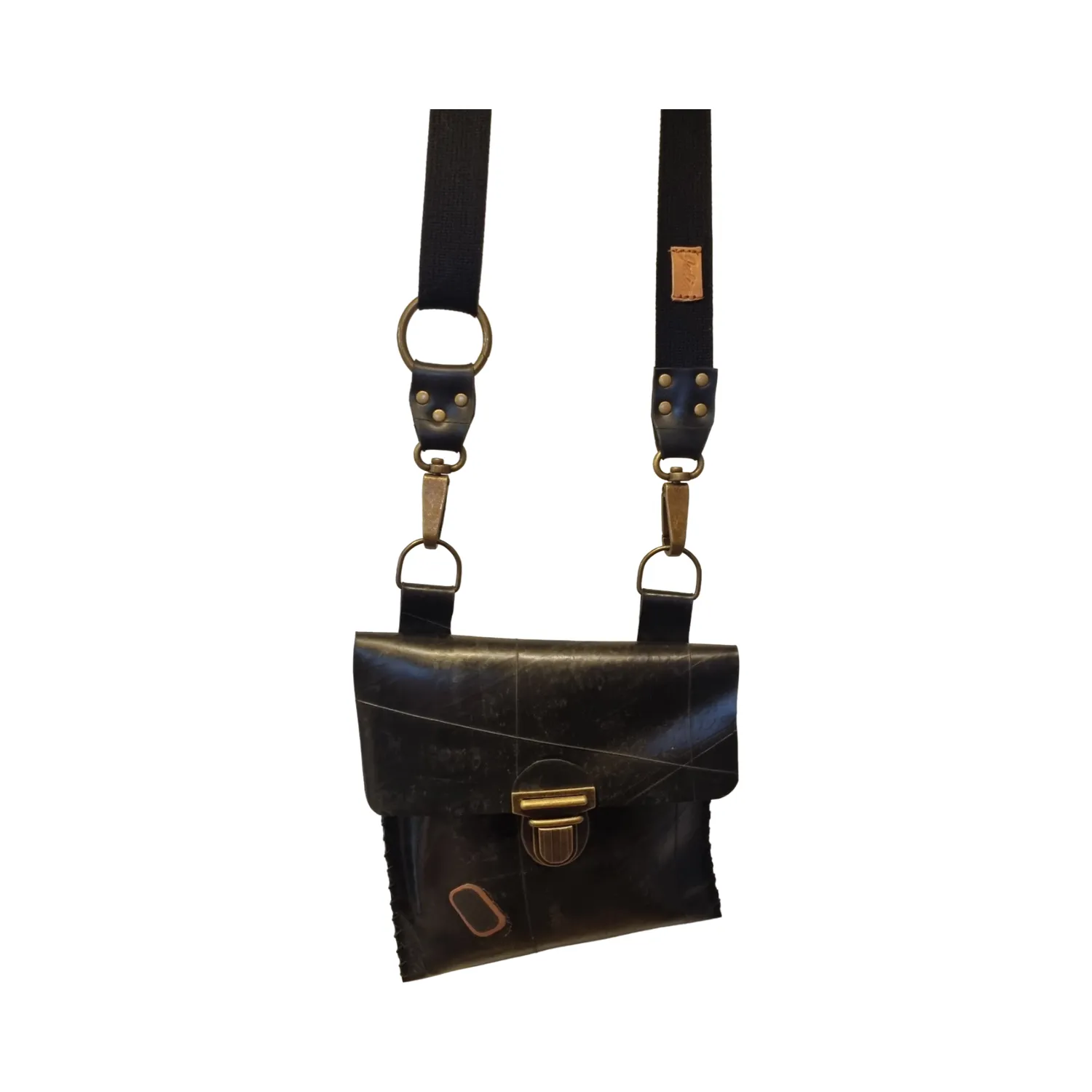 Julia Stray liten asymmetrisk gummiveske 20x20 cm reise