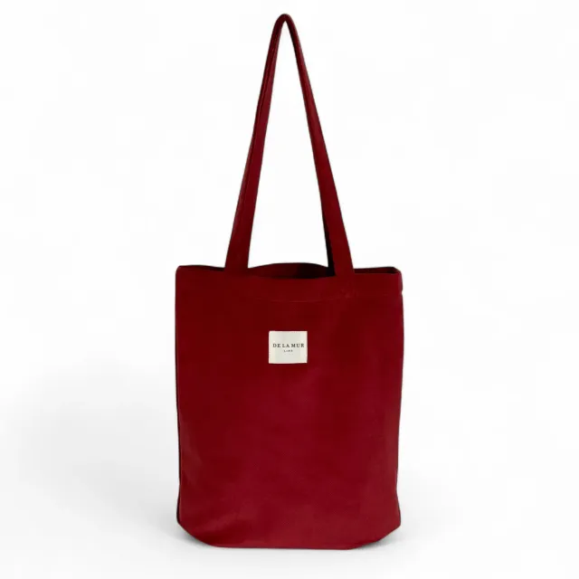 De La Mur Bore totebag burgunder 34x37 cm