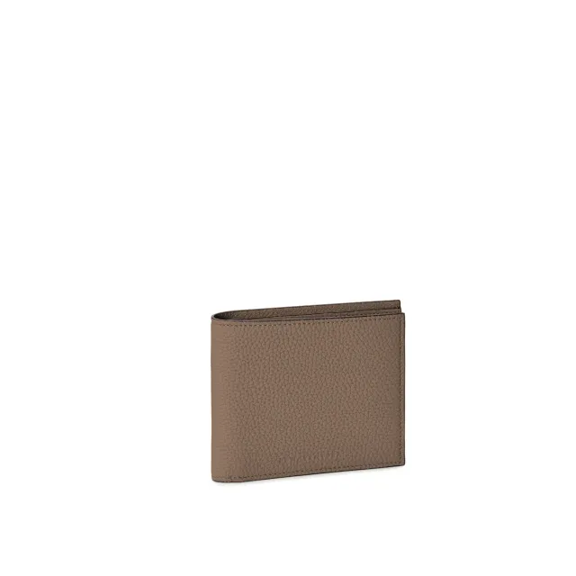 Bonaventura Bi-fold lommebok krympeskinn etoupe