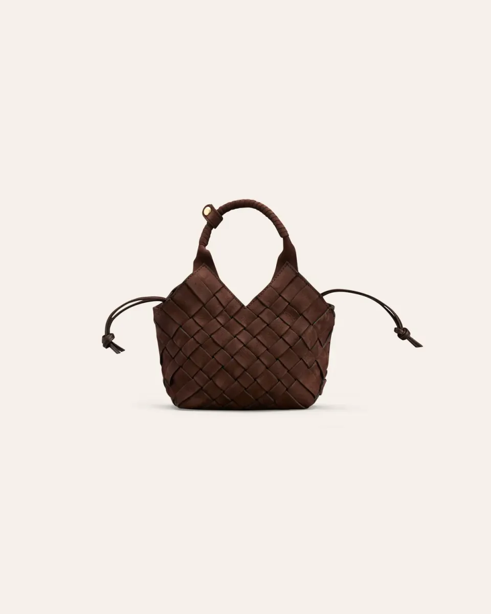 Calajade Misu Mini crossbody umber nubuck skinn