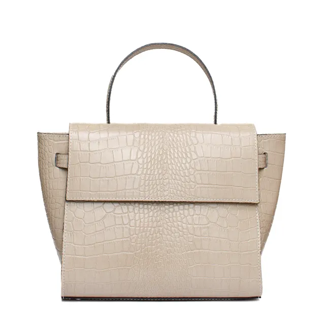 Latalia Arezzo veske croco beige skinn