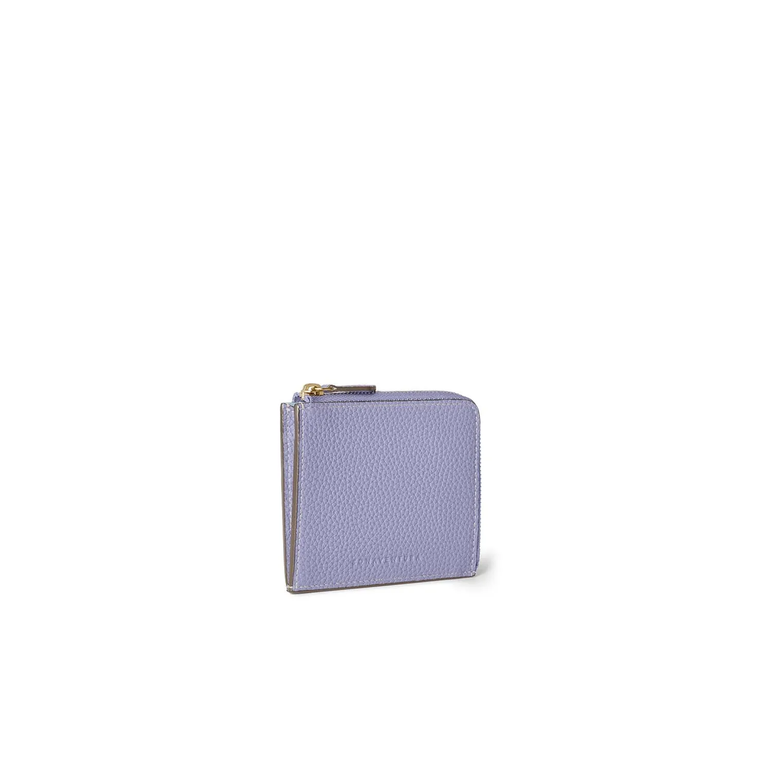 Bonaventura L-Zip lommebok Mare Blue Greige skinn