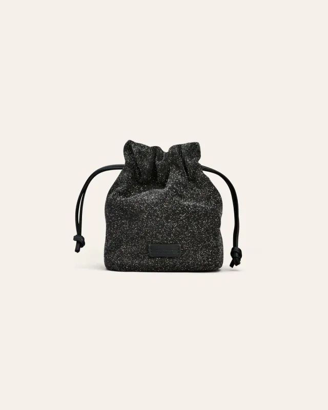 Cala Jade Jael crossbody festveske Black Beam semsket glitter