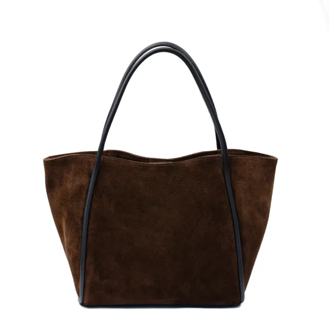 Latalia Florence L shopper sjokolade semsket