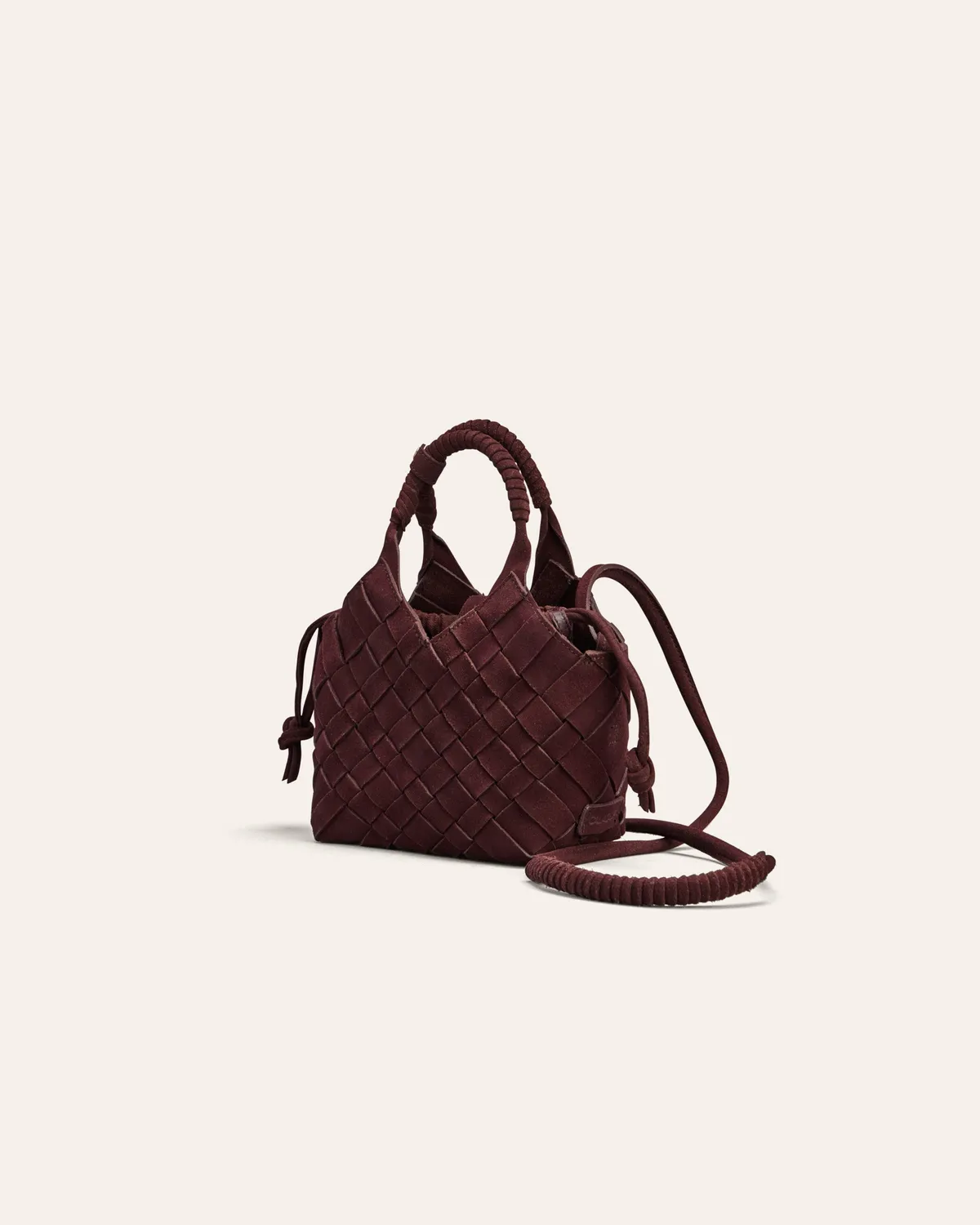Cala Jade Misu Mini crossbody veske Fudge Nubuck matt
