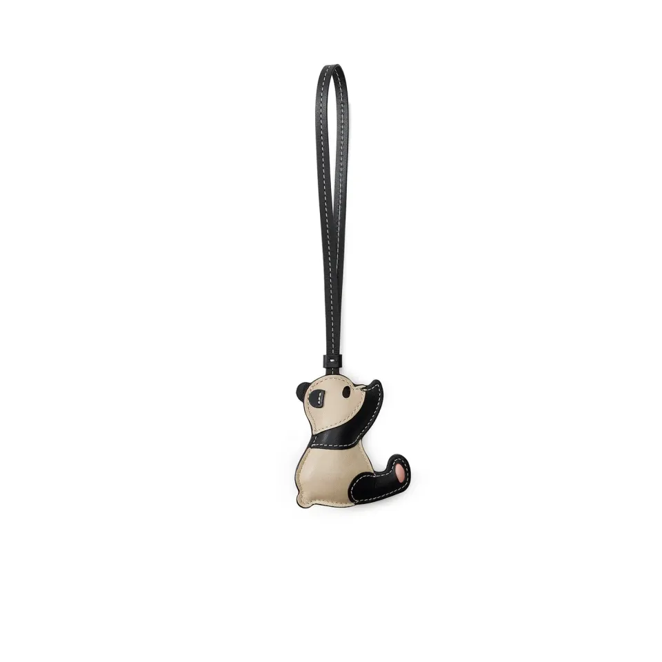 Bonaventura Panda veskeanheng krympeskinn svart