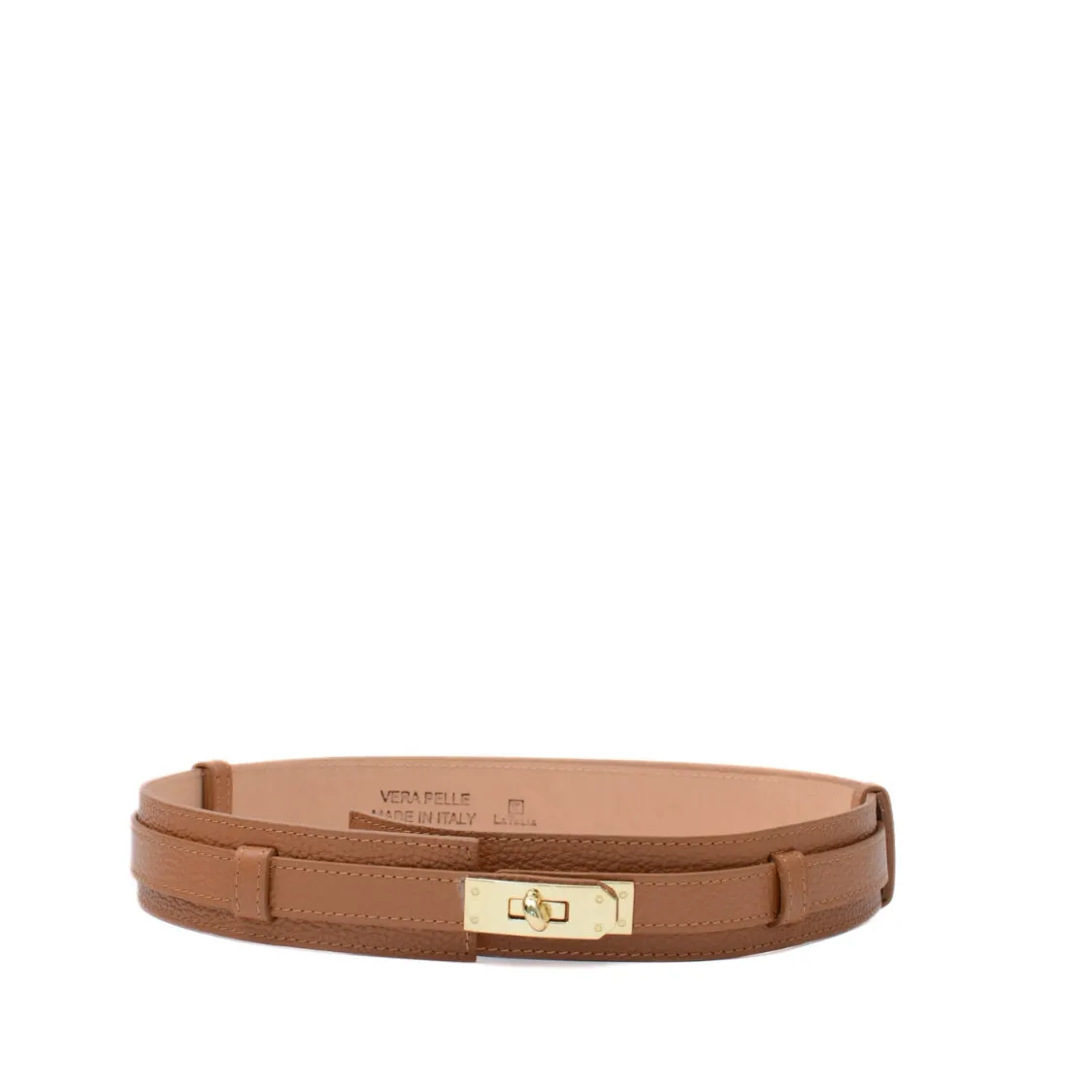 Latalia Maxi skinnbelte med vrilås 4 cm
