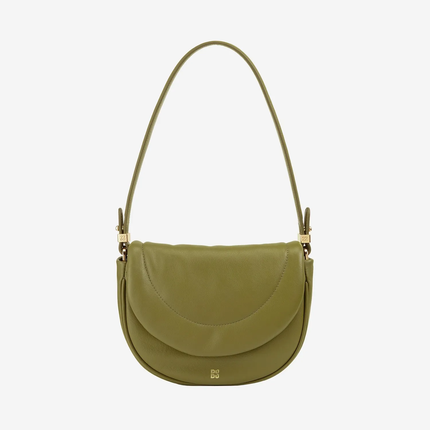 DuDubags Panarea vattert skulderveske olive green