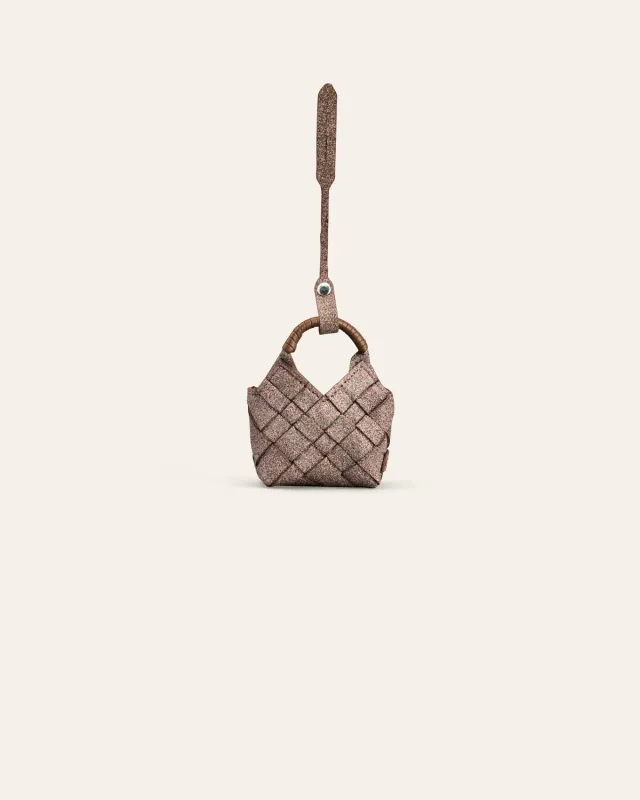CALAJADE Misu Micro veskecharm lilla flettet
