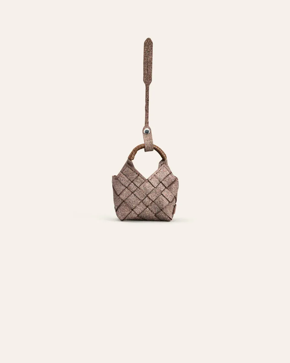 CALAJADE Misu Micro veskecharm lilla flettet