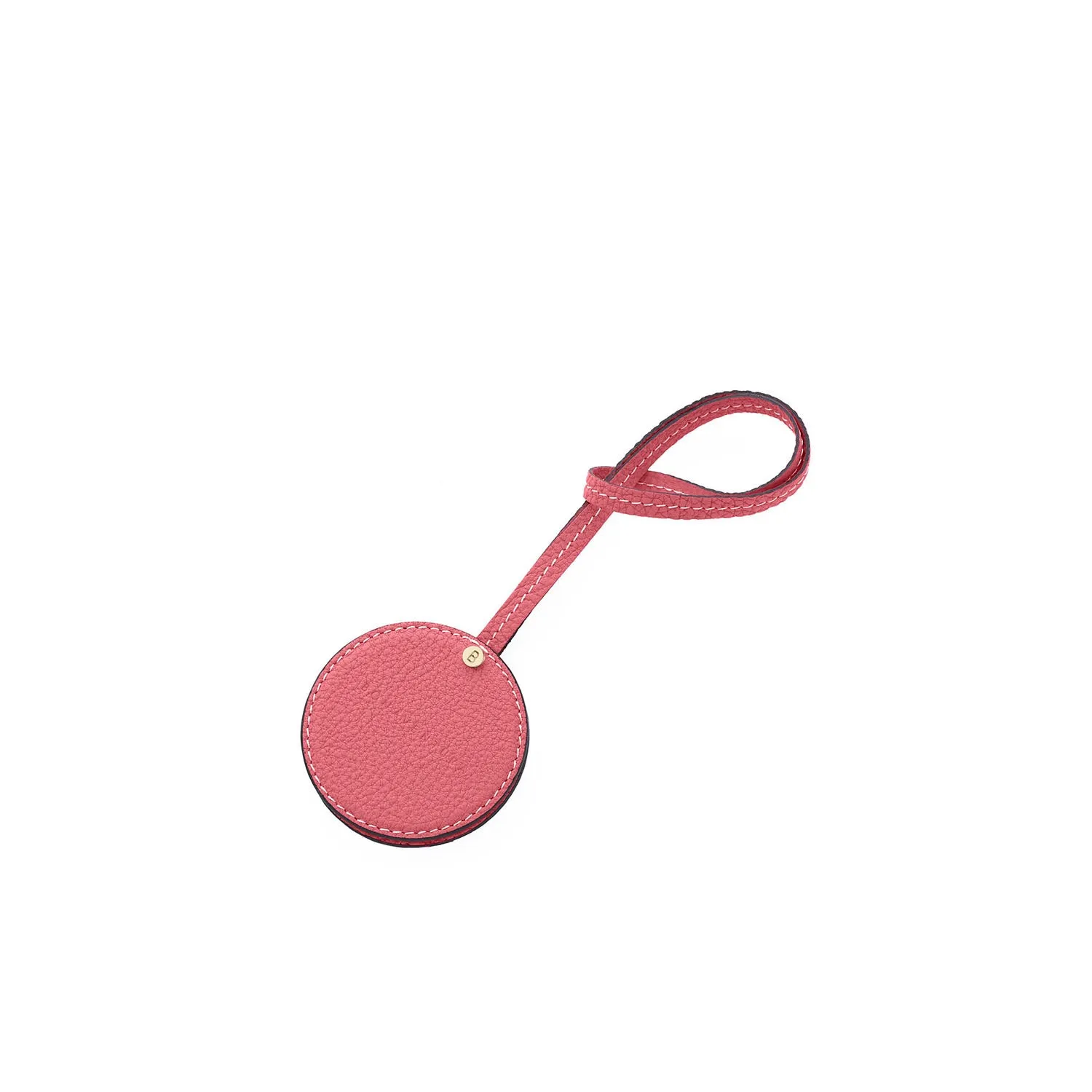 Bonaventura Compact Mirror krympeskinn lommespeil Etoupe