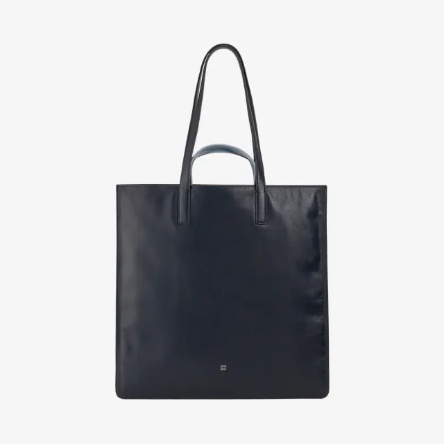 DuDubags Madeleine shopper svart skinn