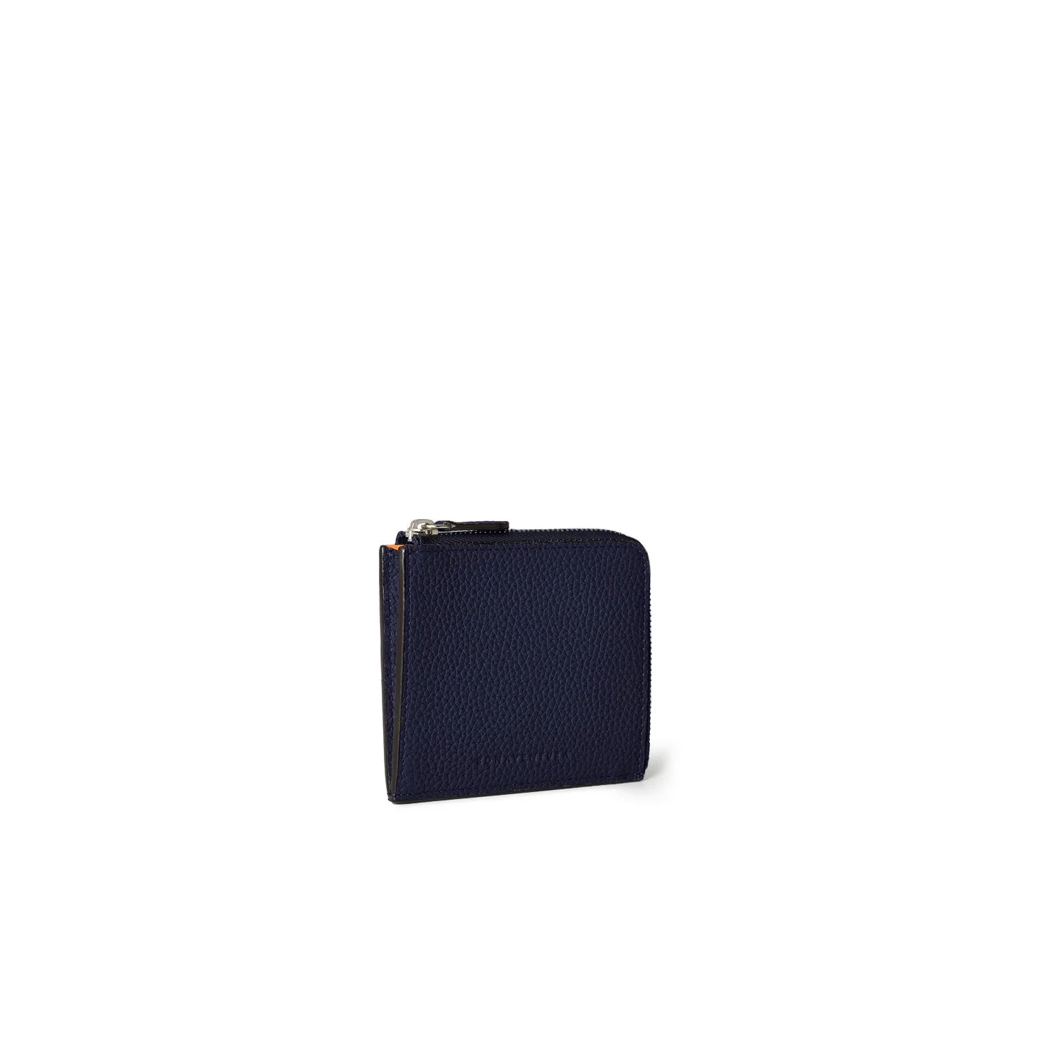 Bonaventura L-Zip lommebok Mare Blue Greige skinn
