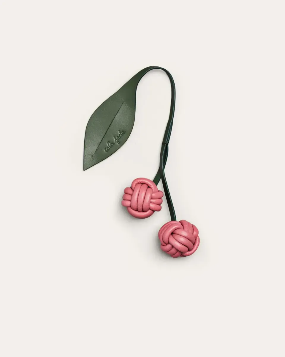 Cala Jade Sailor Cherry veskeanheng grønn rosa