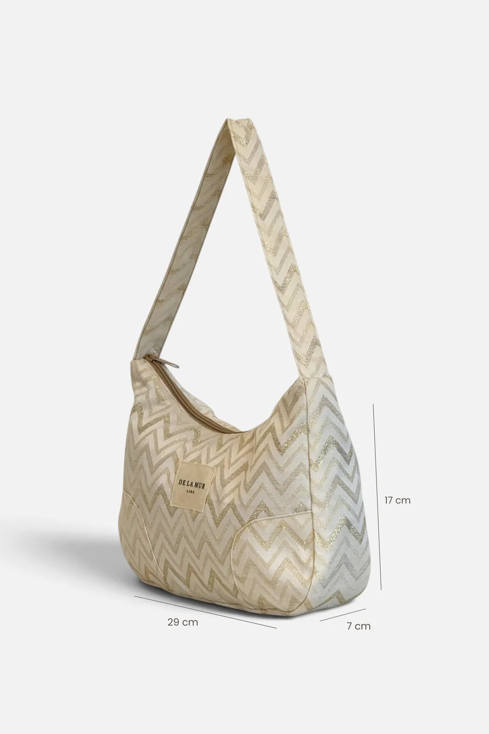 De La Mur Astro skulderveske 29x17 cm gull
