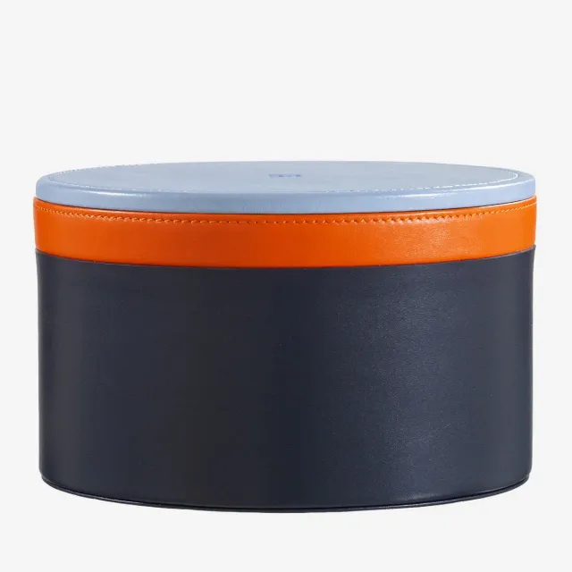 DuDubags Kandinsky skinnkrukke navy ekte skinn