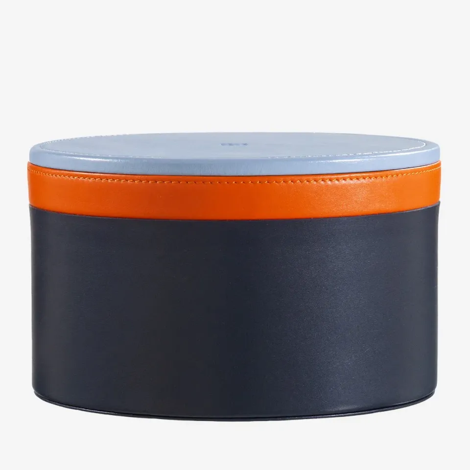 DuDubags Kandinsky skinnkrukke navy ekte skinn