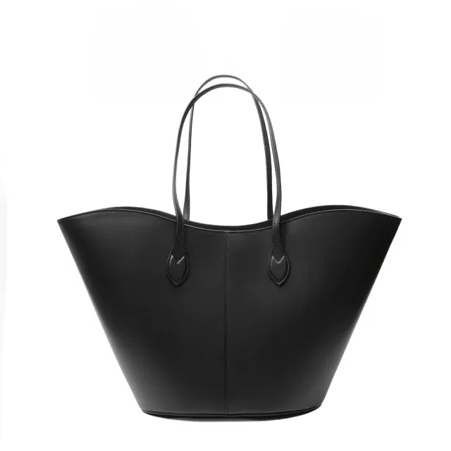 Latalia Milan shopper skinnveske svart