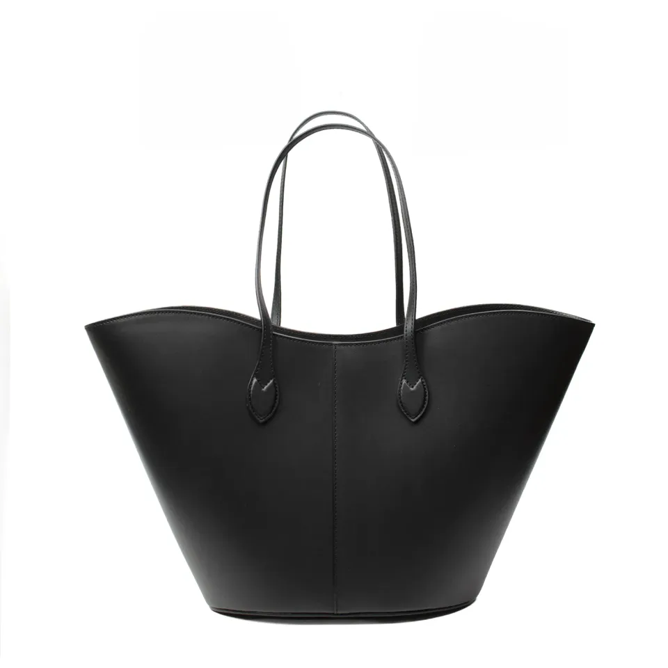 Latalia Milan shopper skinnveske svart