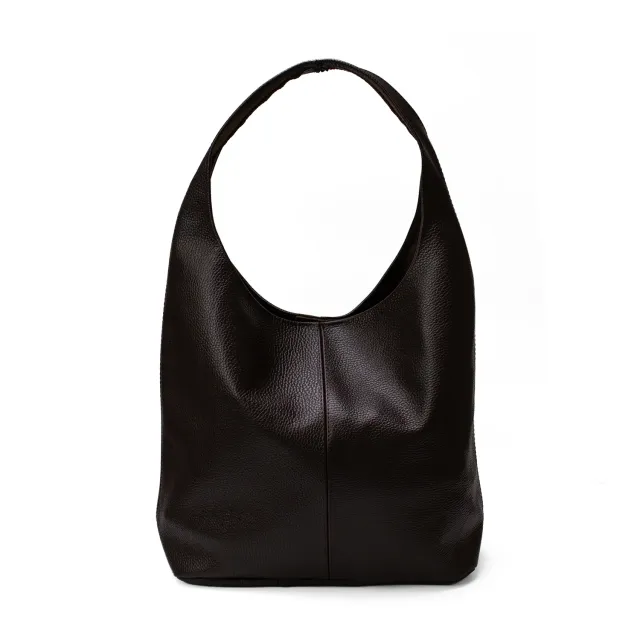 Latalia Terni shopper skinnveske mørkebrun