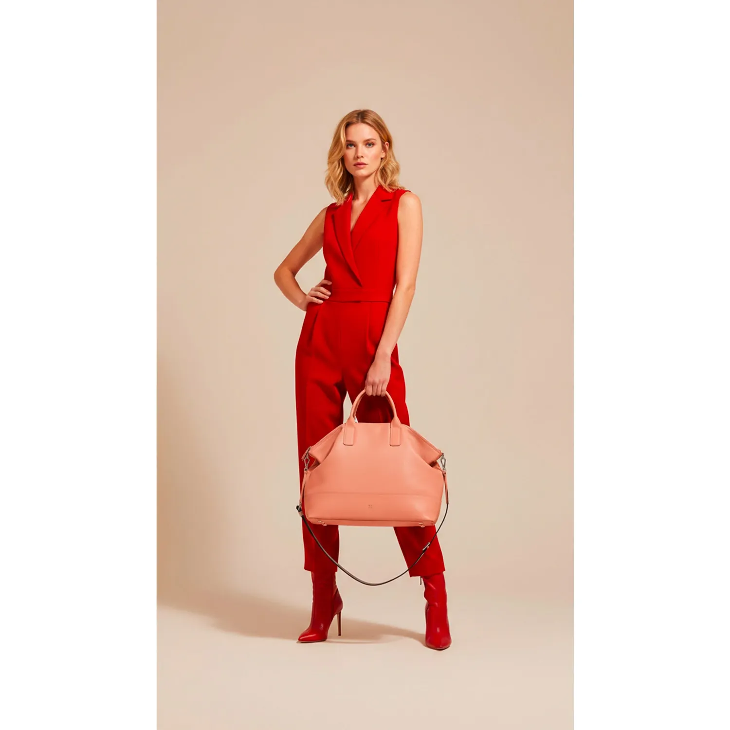 DuDubags Halmahera håndveske skinn murstein elegant